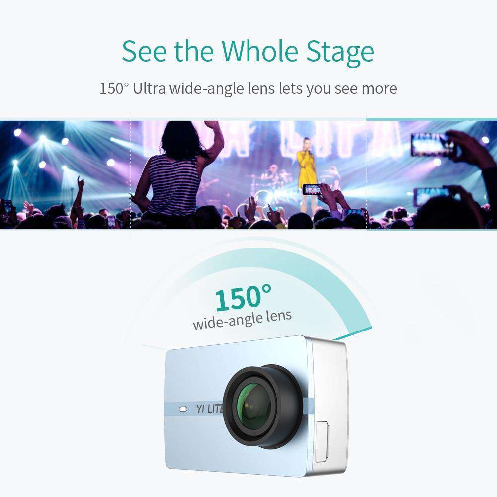 YI Lite Action Camera 16MP Real 4K Sports Camera, Action Camera > 4k Camera > Sports Camera > Wide Angle Action Cam - Dgitrends