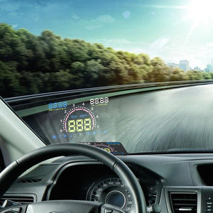 5.8 Inch Aftermarket Heads Up Display With Fault Code Reader, Aftermarket Heads Up Display - Dgitrends