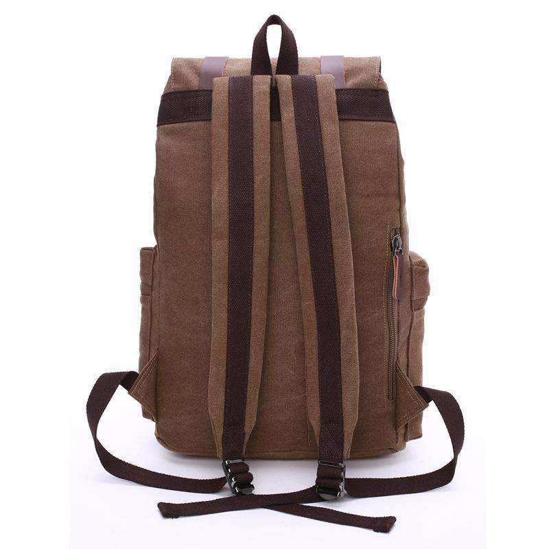 Canvas & Leather Travel Backpack - Dgitrends