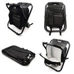 Camping Chair Backpack With Built-In Cooler, Backpack With Built-In Cooler Folding Backpack Cold Storage Backpack - Dgitrends