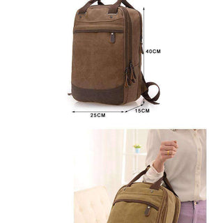 Classic Easy Carry Canvas Backpack - Dgitrends