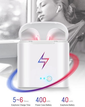 Bluetooth Earpods With Wireless Charging Case, Bluetooth Earbuds > Wireless Earpods > Wireless Earpods With Mic - Dgitrends
