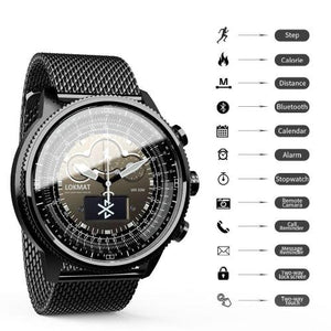 Men's Military Smartwatch For Android & Apple iOS, Bluetooth Smart Watch With Messaging & Fitness Tracker - Dgitrends