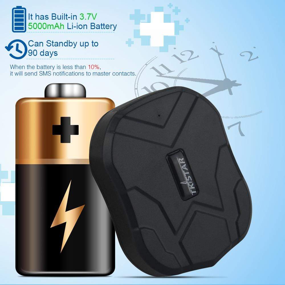 GPS Automotive Tracker TK905 With Magnetic Back & 90 Day Standby, Car GPS Tracker - Dgitrends