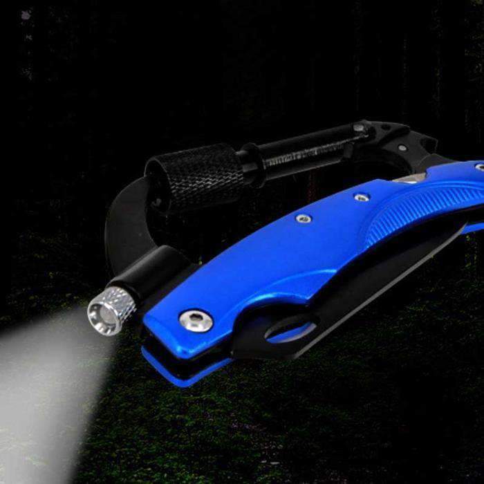 EDC Carabiner Multi-Tool With Glass-Break & LED Mag Light - Dgitrends