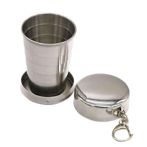 Collapsible Stainless Steel Travel Cup - Dgitrends