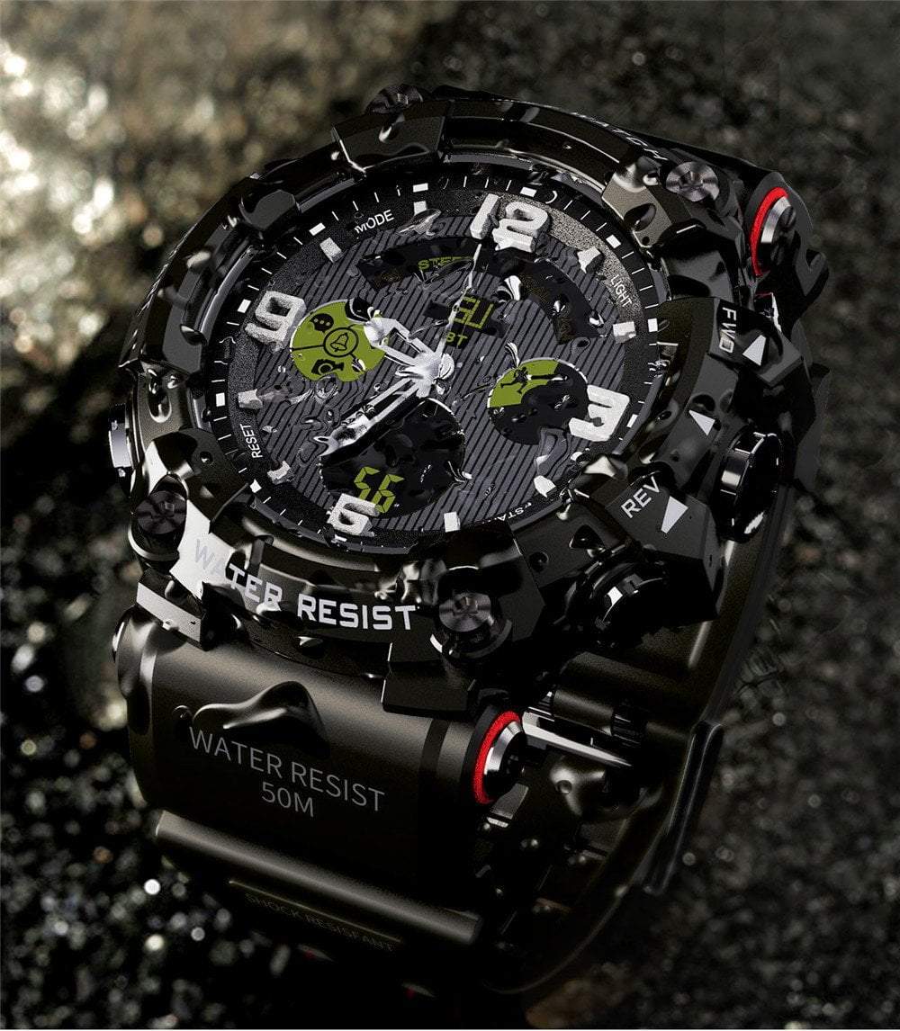 Tactical Smartwatch For Android & iOS With 1.58 Inch LCD Screen, Miulitary Watch - Dgitrends