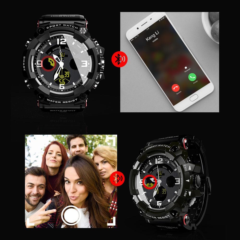Tactical Smartwatch For Android & iOS With 1.58 Inch LCD Screen, Miulitary Watch - Dgitrends