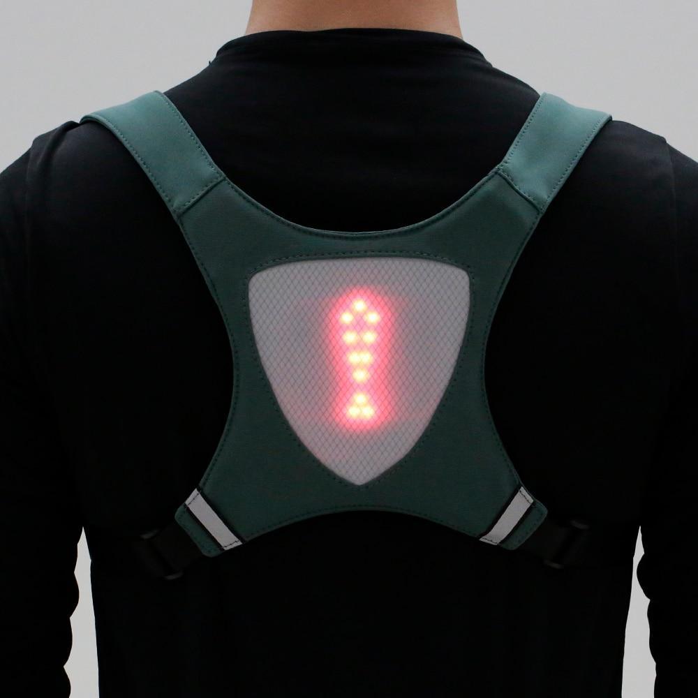 Rechargeable Runners vest with directional indicator, Rechargeable Runners Vest - Dgitrends