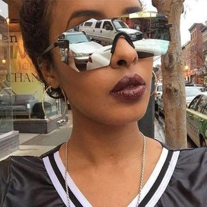 Jagged Over-Sized Sunglasses - Dgitrends