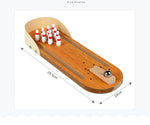 Mini Table Top Bowling Game, Tabletop Board Game - Dgitrends