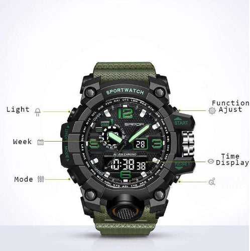 Men's Military Tactical Sports Watch Model G-742, G-752 Military Watch - Dgitrends