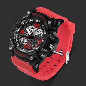 Waterproof Military Watch With Dual Displays - Dgitrends