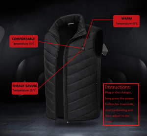Electric Heated Hiking Thermal Vest
