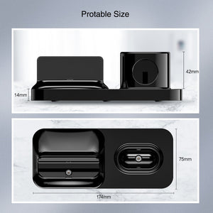 3 In 1 Desktop Charger For Apple Devices, Three in one apple device charger - Dgitrends