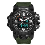 Panars_Digital_Military_Watch_Dual_Time_Display _Green