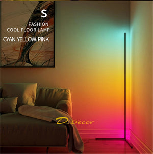 RGB Corner Lamp Minimalist LED Floor Lamp - Dgitrends