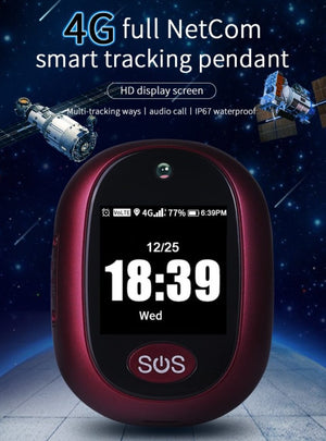 4G Mini GPS Tracker HD Camera Waterproof SOS Geo-fence
