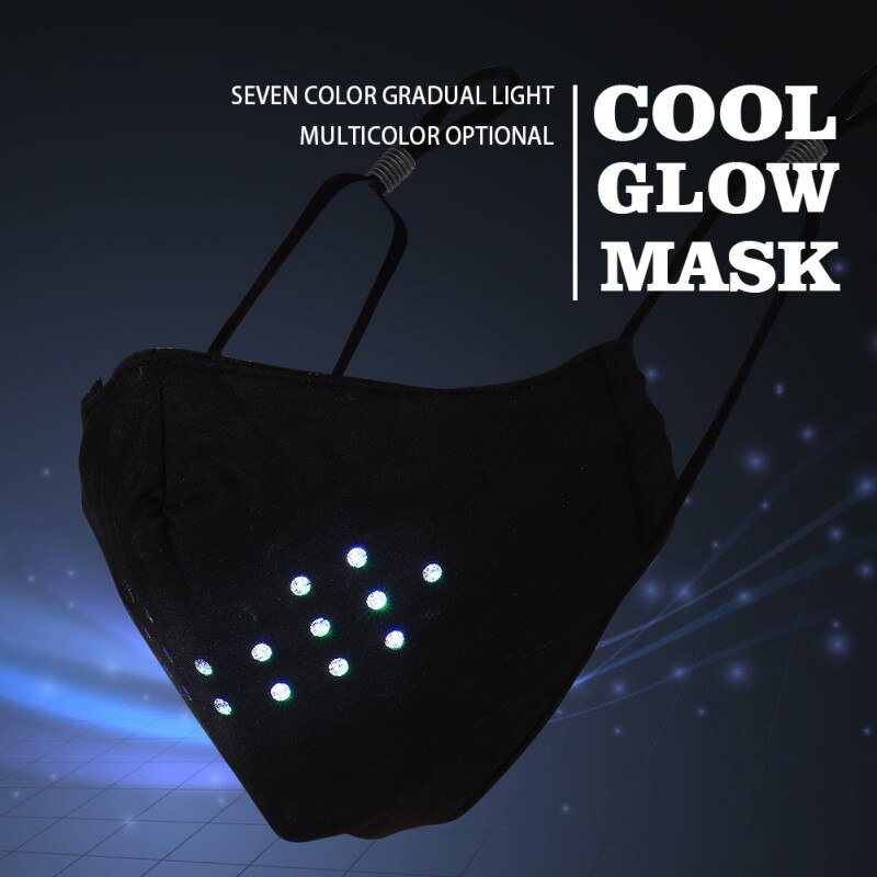 Voice Responsive Talking LED Face Mask