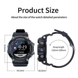 New ATTACK 2 Waterproof Smartwatch product size