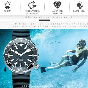 Addies Dive NH35 Dive Watch Automatic 1000M Resistance