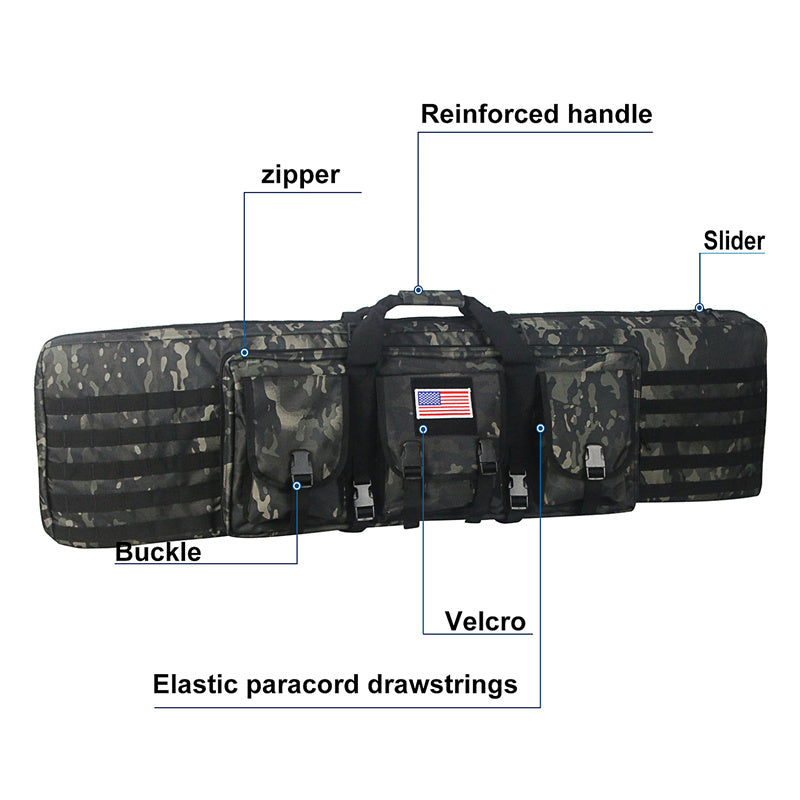 32 38 42 48 inch Tactical Double Rifle Case Backpack