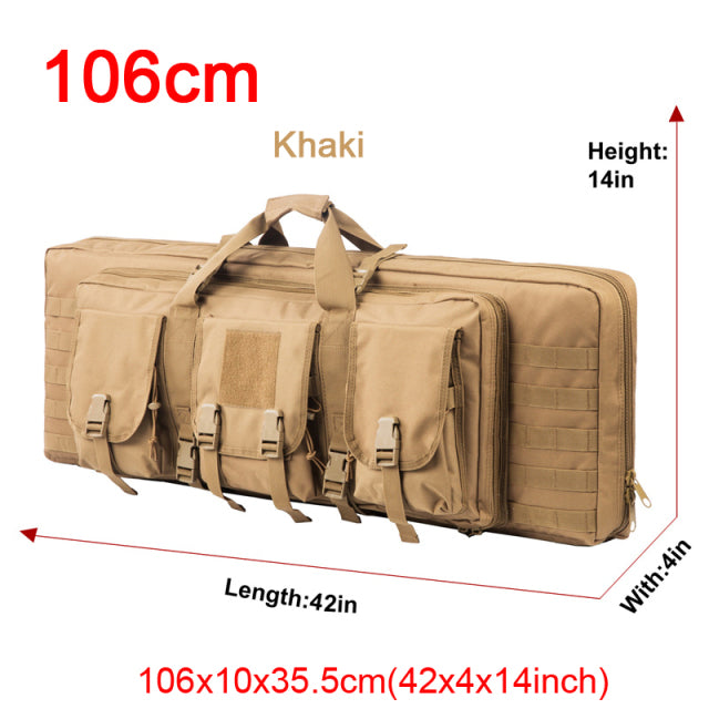 32 38 42 48 inch Tactical Double Rifle Case Backpack