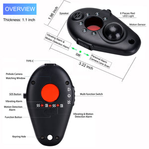 Anti-Spy Detection Pen| GPS Camera & Voice Bug Finder
